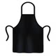 黑色围裙定制logo印字纯棉超市厨房家用防水火锅店餐饮专用工作服