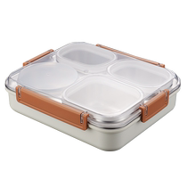 Student special lunch box 316 stainless steel large capacity sealed lunch box with lid portable lunch box 2085