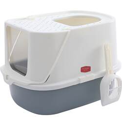 Cat litter box fully semi-enclosed toilet top-in extra large extra large extra large cat litter box ກ່ອງຂີ້ເຫຍື້ອຕ້ານກິ່ນເໝັນຂອງແມວ