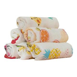 Pure cotton gauze baby saliva towel Jie Liya