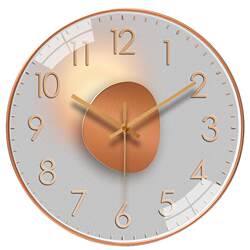 Modern Minimalist Clock Wall Clock Living Room Art Internet Celebrity Silent Clock Stylish Light and Shadow Personalized Decoration Quartz Clock