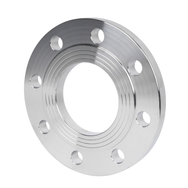 Stainless steel flat welding flange PN6/6 kg