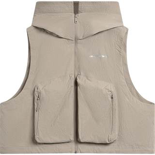 Li Ning CF water repellent loose hooded women's single vest