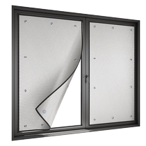 Curtain balcony sunshade artifact glass window sunroom sunscreen and heat insulation curtain bedroom sunshade cloth blackout curtain