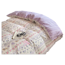 MUJI student dormitory bed three-piece set 100% cotton 24 new bedding sheets quilt cover bed sheet