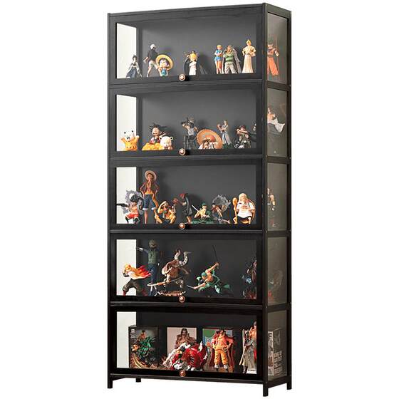 Hand -off display cabinet Ledlagyl display rack non -glass product display cabinet shelf model toy cigarette cabinet