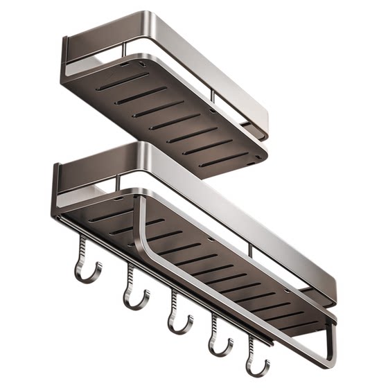 Upgraded bathroom shelf in front of the mirror, toilet washbasin basin washbasin wall-mounted punch-free bathroom shelf