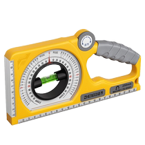 Règle de pente règle dangle magnétique multifonctionnel instrument de mesure de niveau rapporteur universel règle deau plate règle dangle construction de pente