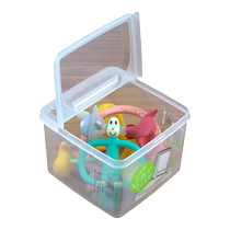 Giraffe teether storage box large teether dustproof storage box baby toy storage box pacifier box