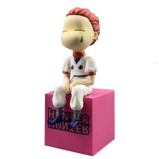 全职猎人压泡面包子脸西索手办模型坐姿摆件全涂装模玩动漫周边