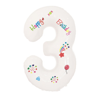 Children's number balloon birthday decoration scene arrangement