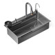 Honeycomb embossed kitchen sink