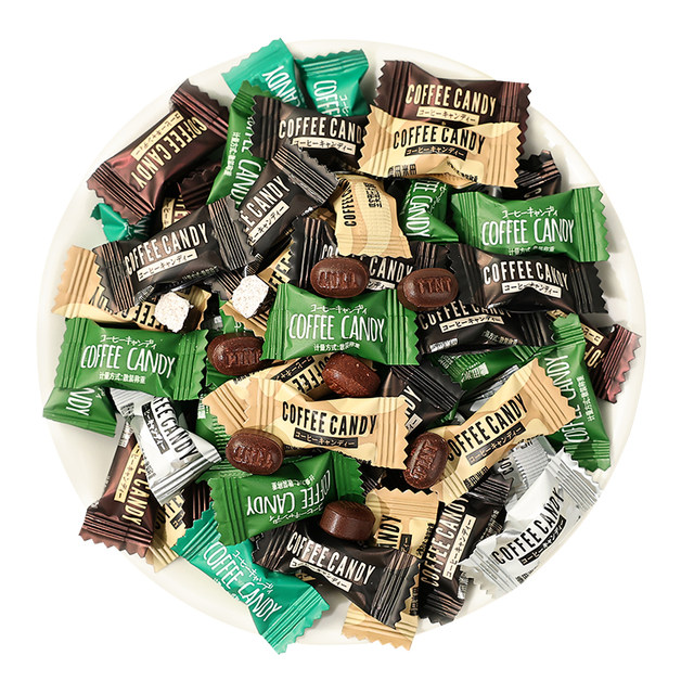 Sugar field rice field coffee sugar black coffee original compressed chewing coffee beans independent small packaging candy snacks