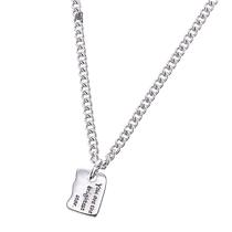 Zhou Dengsheng Ren Jiarens same multi-faceted player pure silver male and female Cuban chain couple laminated gifts to send boyfriend