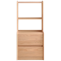 Quanyou Home Nordic log style side cabinet living room wall storage cabinet study bedroom solid wood storage cabinet DW8028