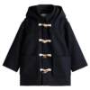 HM children's clothing children's boys' coat warm outdoor single-breasted duffle coat 1242008