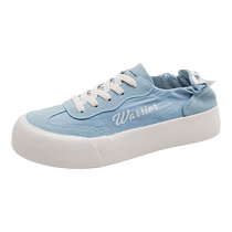 Pull back womens shoes canvas shoes womens 2024 new summer breathable hot style versatile thick-soled casual shoes womens sneakers