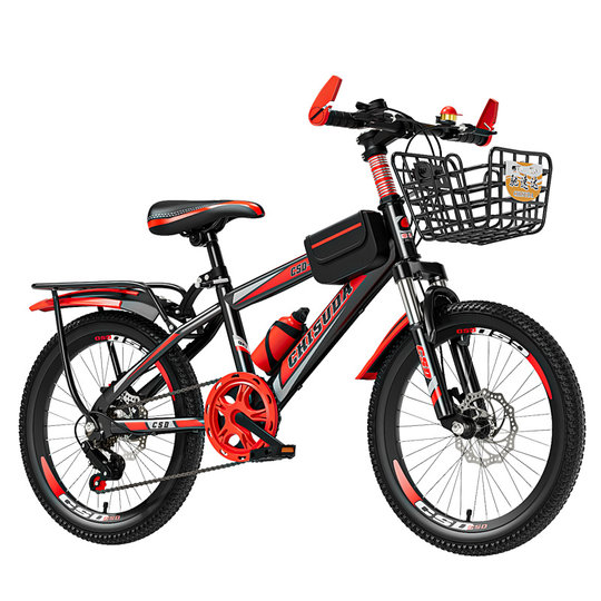 儿童自行车变速山地车18寸20寸22寸24寸减震赛车中小学生男女童车