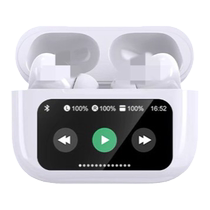 Huaqiangbei a8pro Bluetooth headset 2024 new LCD with screen wireless active noise reduction ultra-long battery life and large battery