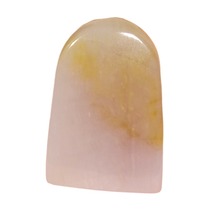 Beipiao natural strange stone ornamental stone fossil tree fossil tree jade ice material violet yellow flower beautiful seal material 1739