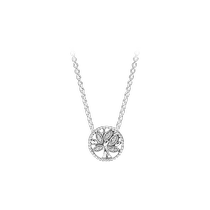 (Self-operated) Pandora Pandora Tree of Life Necklace 925 Sterling Silver Light Luxury Niche High-end Sense