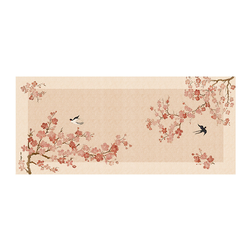 High-end thickened glutinous rice velvet bedside carpet