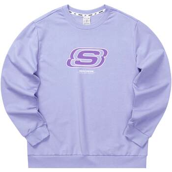 Skechers official outlets summer tea milk color slim sweatshirts for men and women pullover sports sweatshirts ສໍາລັບຄູ່ຜົວເມຍ