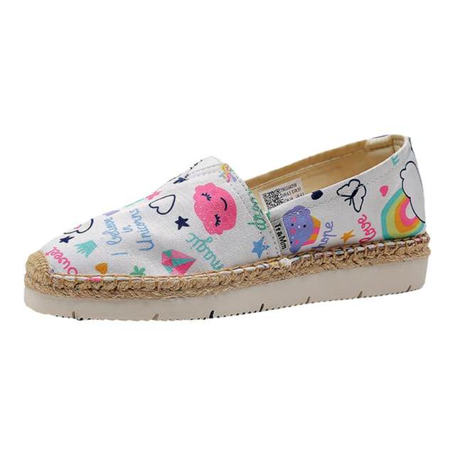 Toms thick sole handmade canvas fisherman's shoes for women