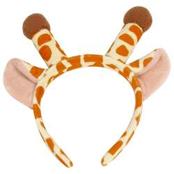 Giraffe Headband Women's Face Wash Hairpin Hair Bundle Headwear Internet Celebrity 2023 New Cute Antler Headband Autumn and Winter Style