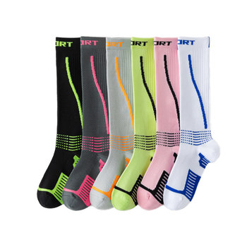 Compression socks women's sports muscle fitness mid-calf socks slimming calf socks summer professional running jump rope compression socks