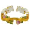 Pure silver 999.9 wisteria rosette ring for women