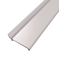 New Internet celebrity aluminum alloy baseboard 6cm8cm rhombus white minimalist stainless steel metal base line edge strip