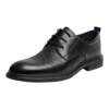 Red Dragonfly formal leather shoes are hollow and breathable