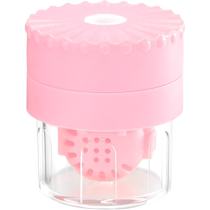 Kagamine contact lens cleaner simple and compact storage box manual rotating care contact lens box flushing artifact