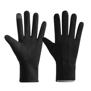 Gloves for women in winter windproof, warm and cold touch screen