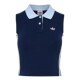 Adidas Adidas ເສື້ອຢືດ POLO collar sleeveless women's knitted short shirt KY5693