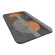 Soft silicon algae mud super strong bathroom toilet door autumn winter suction special ground mat bathroom mat anti-slip carpet