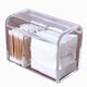 Dust-proof makeup remover cotton transparent small items storage box