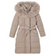 New winter hooded cotton coat mid-length knee-length cotton coat