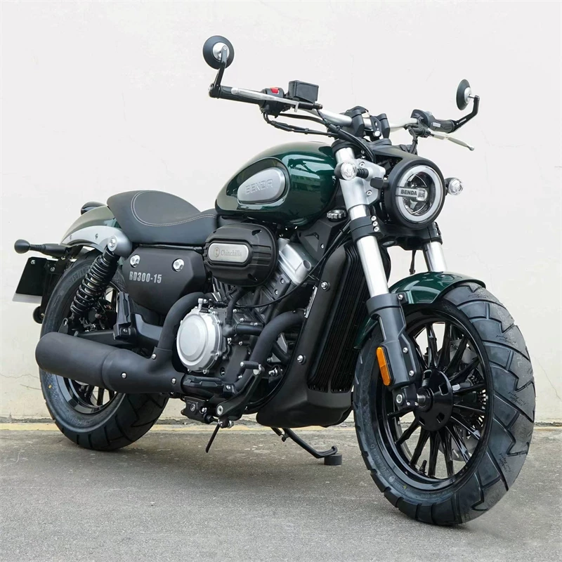 Новый Benda Chinchilla 300V двойной цилиндр водяного охлаждения Harley мотоцикл для мужской поездки ретро круиз мотоцикл