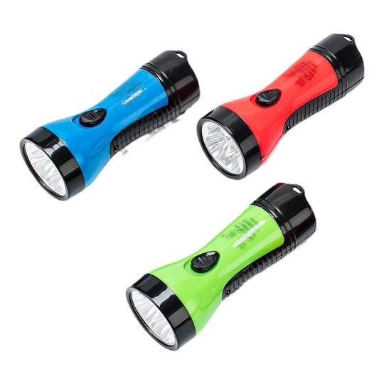 充电手电筒LED紫光验钞照明手电筒家用便携式户外夜行照明小手电