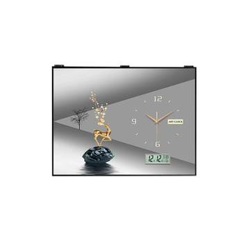 Perpetual calendar meter box decorative painting with clock without punching