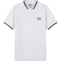 (Self-operated) Kenzo Kenzo mens LOGO embroidered nautical short-sleeved POLO shirt 5PO524 4PU