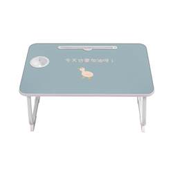 Bed small table cartoon folding home bedroom lazy table board dormitory upper bunk learning writing board foldable student computer table bay window sitting office mobile ins style simple children's table