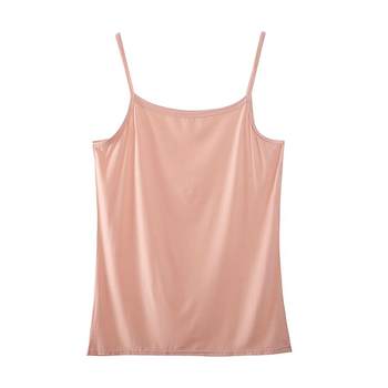 Modal camisole ສີ​ດໍາ​ແລະ​ສີ​ຂາວ​ສໍາ​ລັບ​ແມ່​ຍິງ​, ພາກ​ຮຽນ spring ແລະ summer ສັ້ນ​, ກະ​ທັດ​ຮັດ​ແລະ​ອະ​ນາ​ຄົດ​, ຊັ້ນ​ພື້ນ​ຖານ​, sleeveless ເທິງ