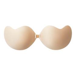 There is a tree mango cup breast patch to gather small breasts and make the breast larger. Silicone breast patch for women's wedding dress thickened invisible underwear bra