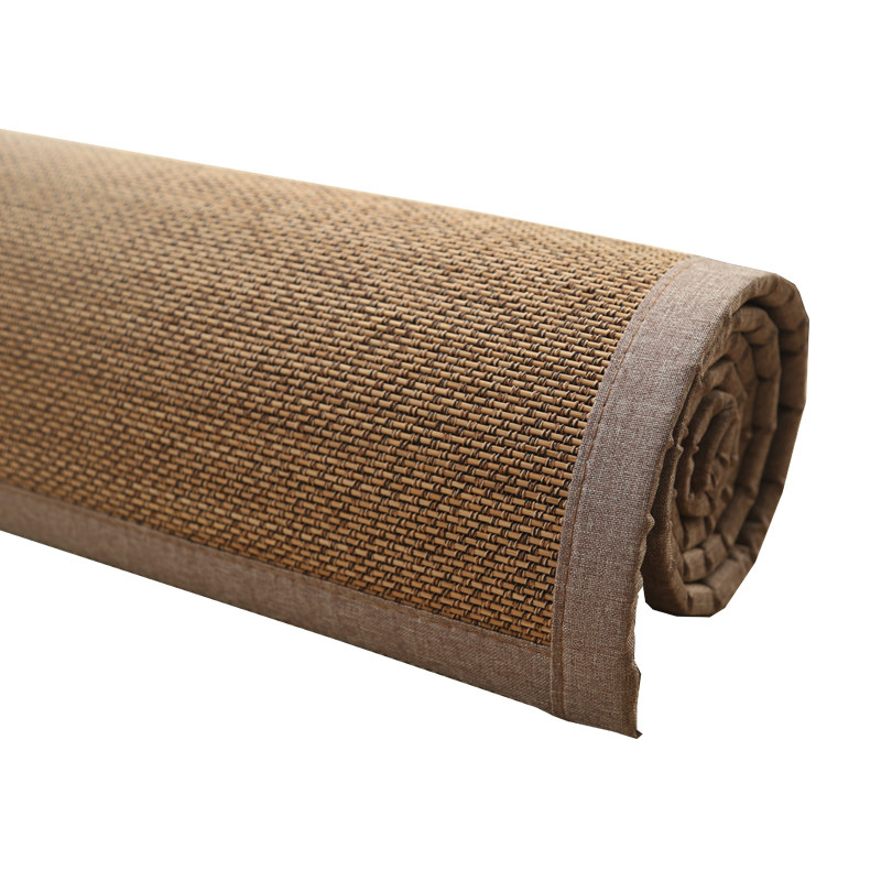 Bamboo woven carpet living room coffee table carpet fully covered tatami