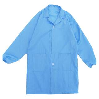 Anti-static coat blue white dustproof overalls