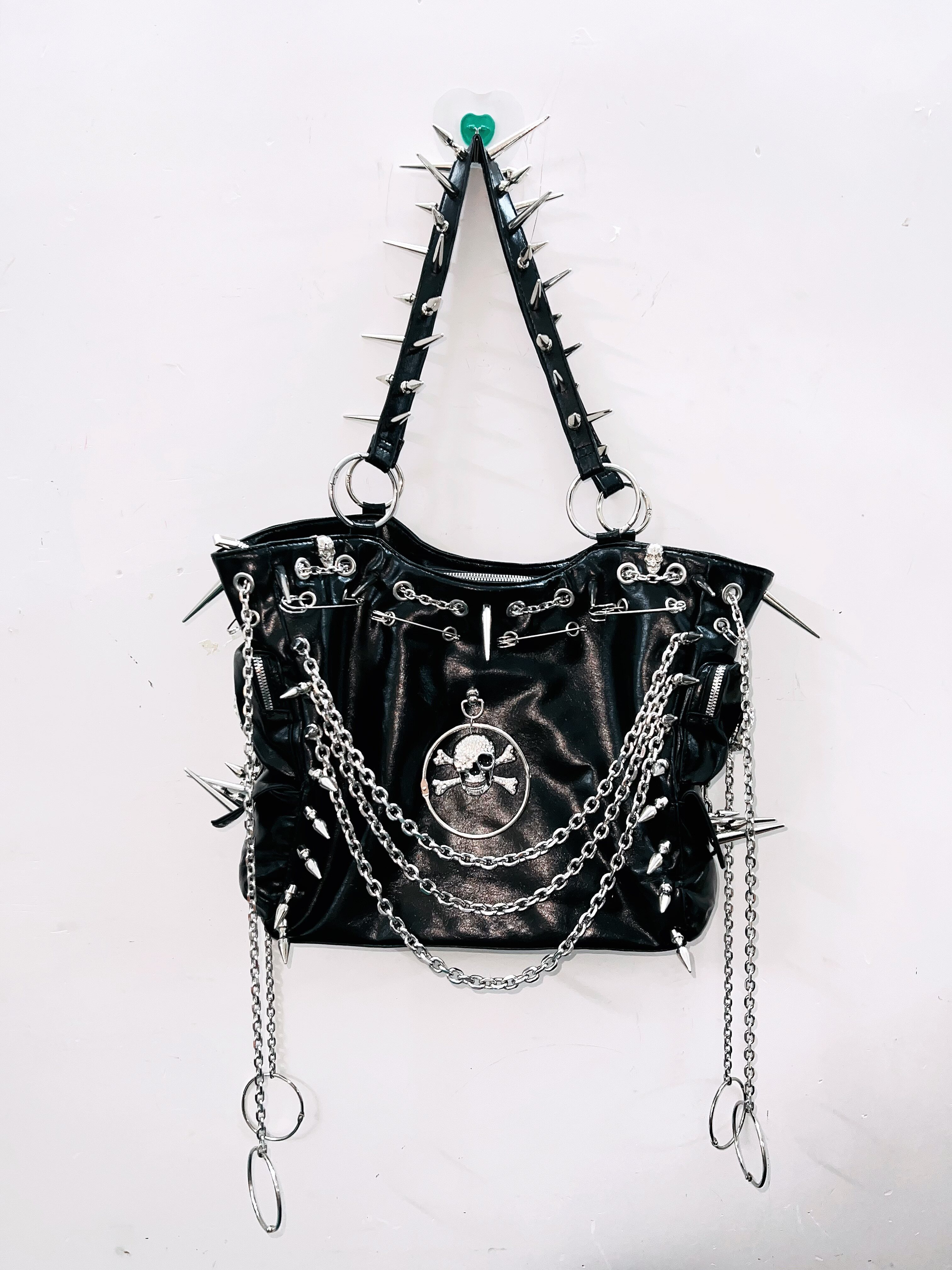 GR Original Punk Shoulder Bag, Y2K Niche Shoulder Handbag, High-Value, Sexy Girl, European and American Style Bag, Trendy and Versatile