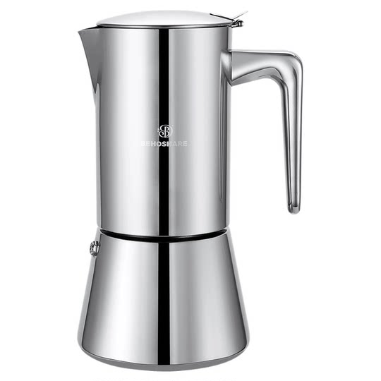 Juego de cafetera moka de acero inoxidable para uso doméstico